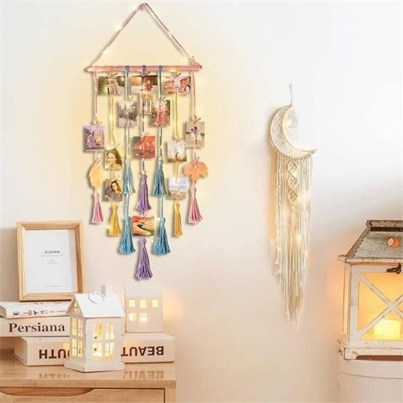 Homecor Gifts for Teenage Girls, Hanging Photo Display & Moon Dream Catchers - Picture 7 of 7